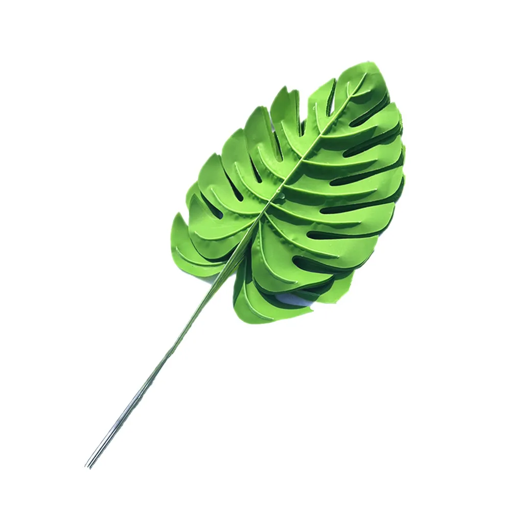 

43cm 20pcs Latex Fabric Artificial Plant Turtle Leave Wedding Home Decoration