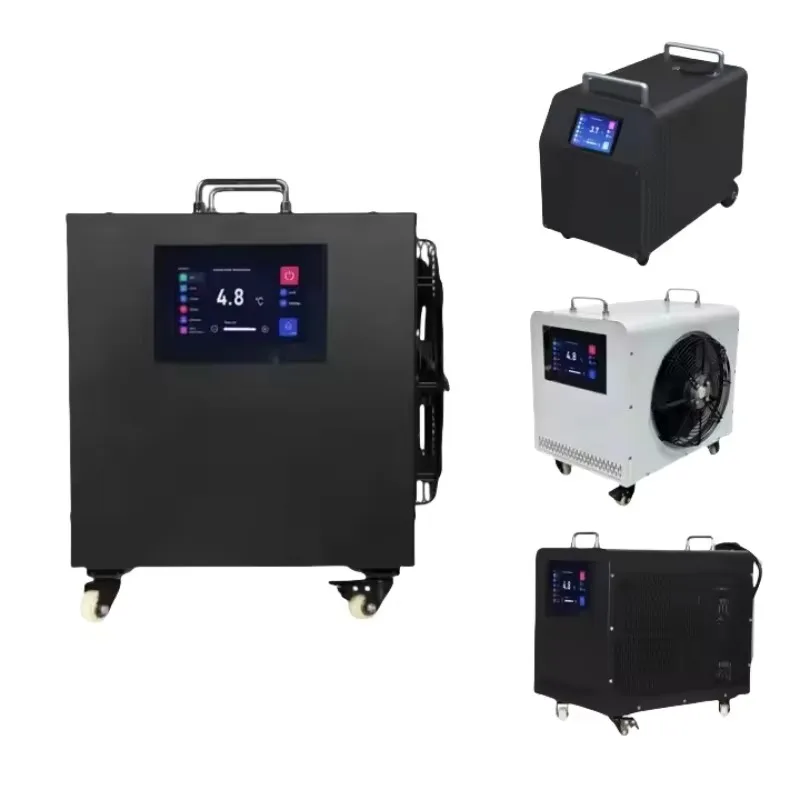 

Factory Direct Cold Plunge Chiller – 7-Inch Touch Screen, Ozone WiFi, 110/220V, Optional Sauna Hot Tub (Ice Bath)