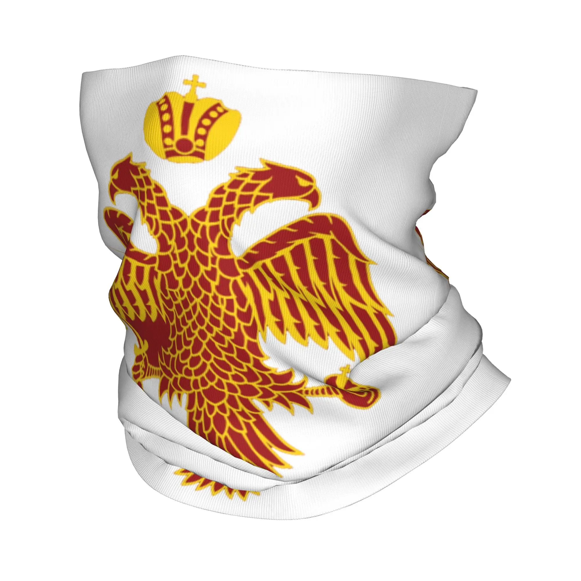 Byzantine Imperial Flag Bandana Winter Neck Warmer Women Windproof Wrap Face Scarf The Greek Orthodox Churches Gaiter Headband
