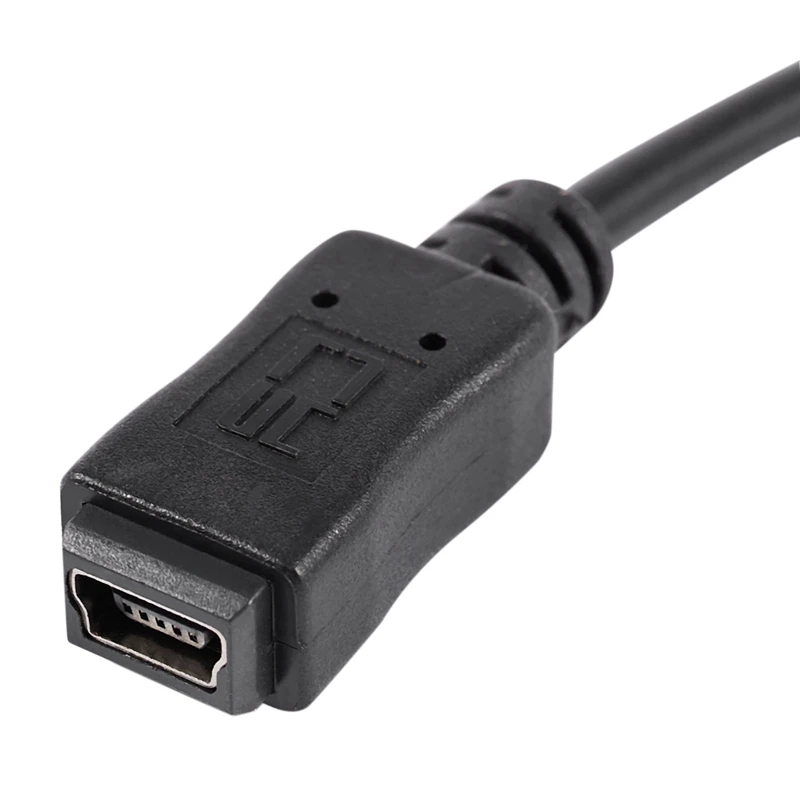 ذكر إلى أنثى تمديد كابل الحبل ، USB صغير B ، 5Pin ، أسود ، 3X ، 1.5m