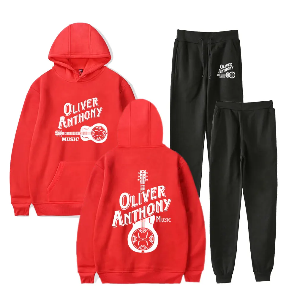 Oliver Anthony merch oam tour hoodies suit Rich Men North of Richmond drawstring  hoodies sweatshirt +pants winter pullover