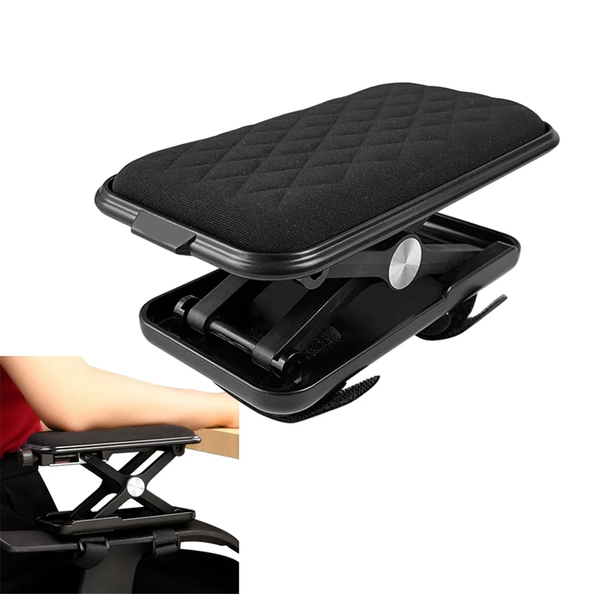 Adjustable Office Chair Armrest Pads,Memory Foam Chair Arm Covers,Ergonomic Gaming Armrest Cushion,Elbow Support Pillow