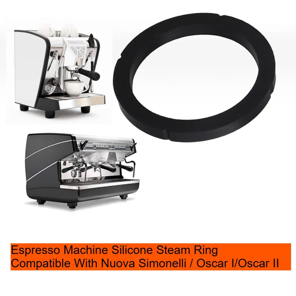Anillo de silicona para vaporizador de máquina de espresso compatible con Nuova Simonelli / Oscar I/Oscar, DI 57mm, DE 72mm, grosor 7mm