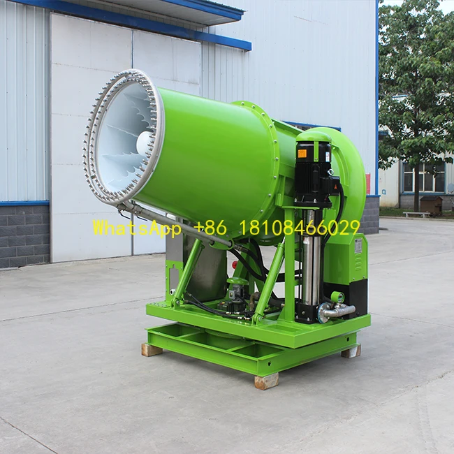 Para a planta de supressão de poeira de mineração agrícola e urbana protege soluções manuais de canhão de névoa de água