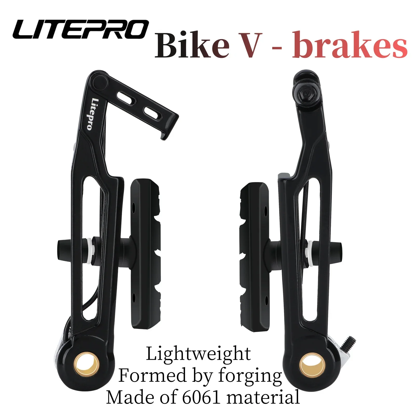 

Litepro Long Arm V Brake, Aluminum Alloy, for Folding Bike 412/SP8 Modification, 406 to 451 Wheel Size, MTB Bicycle Accessories