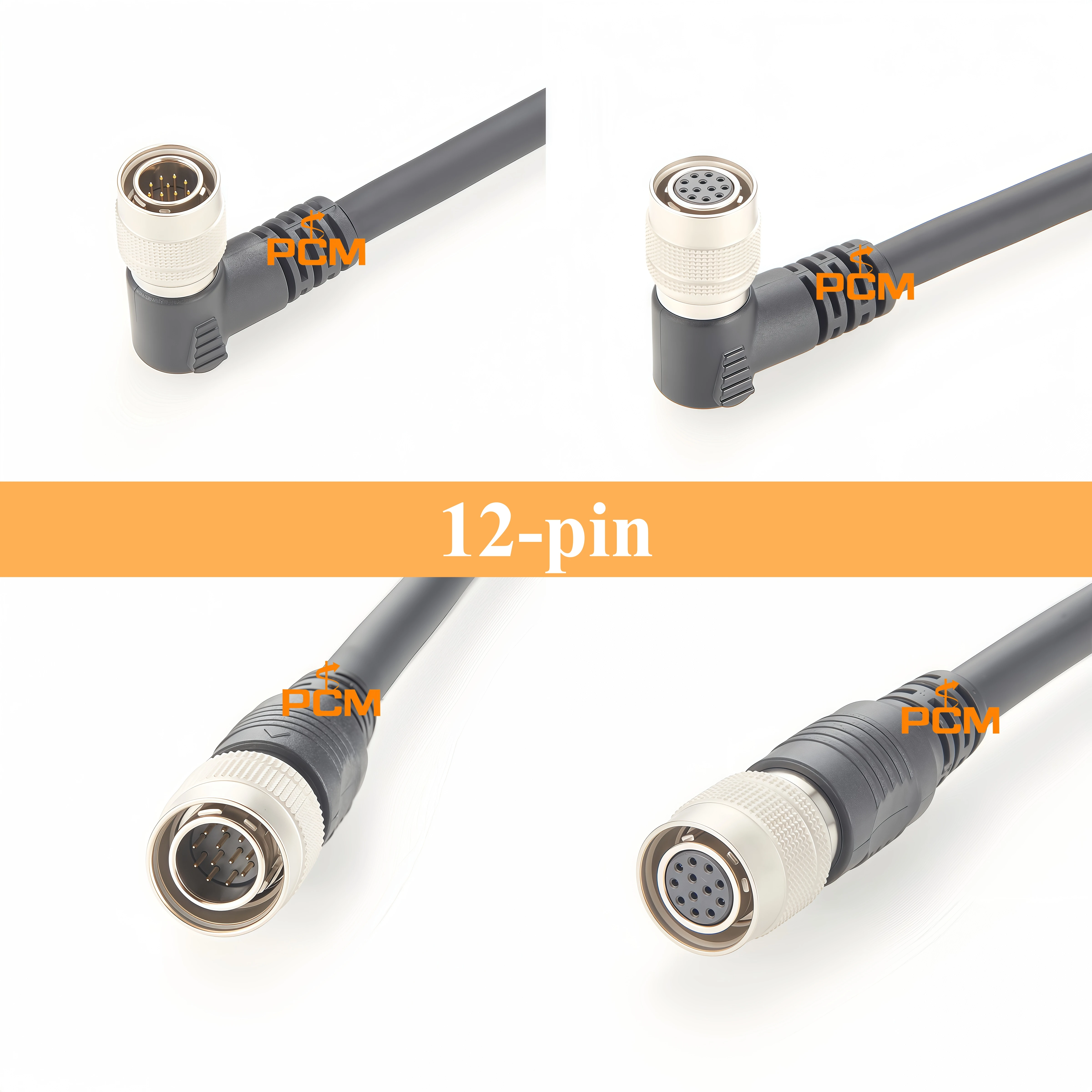 Rechtwinkliges Hirose HR10A-7P-6P zu Pigtails Industriekamera-Auslösekabel 6-Pin I/O-Stromanschluss für Basler CCD GigE AVT – Detail 2