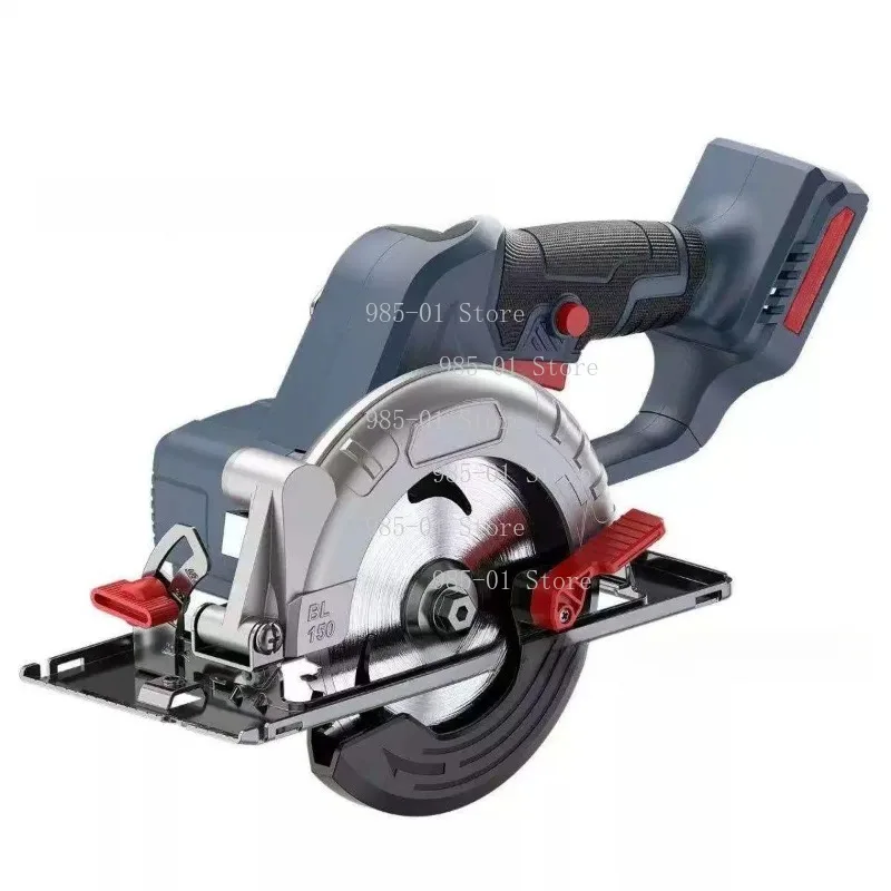 55mm Brushless Cordless Electric Circular Saw, High Power One-Hand Portable Lithium Cutting Saw 150 Multifunctional Cutter