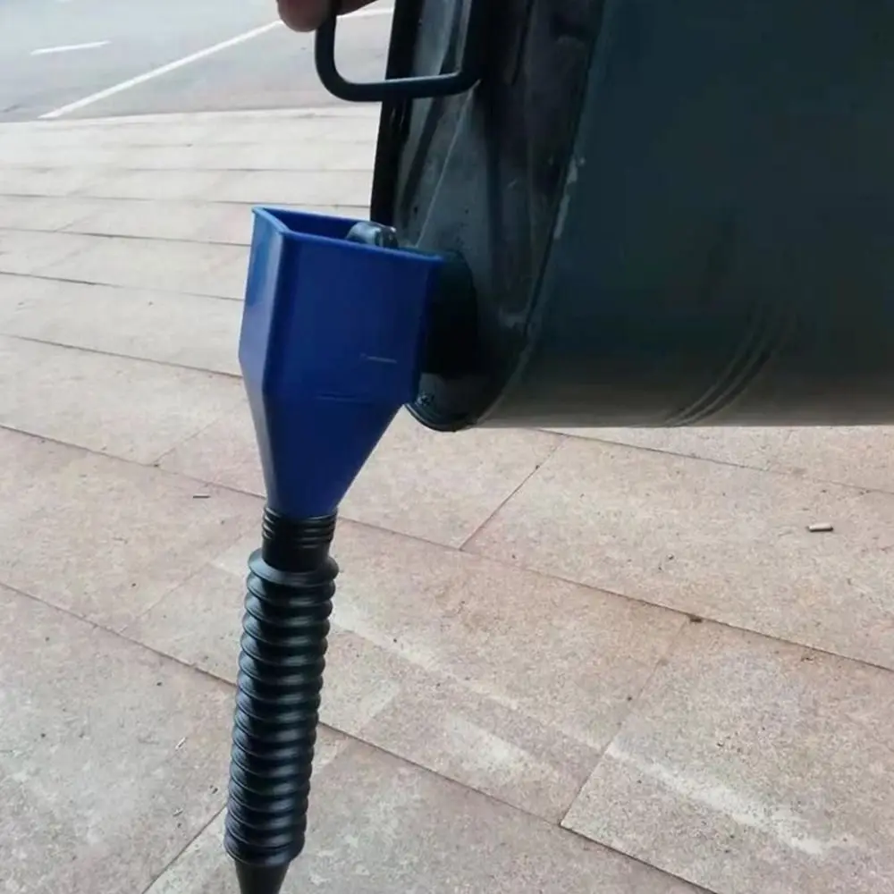 Outdoor Emergency Plastic Engine Oil Filling Funnel Portable Durable Change Oil Funnel Universal Refueling Filter