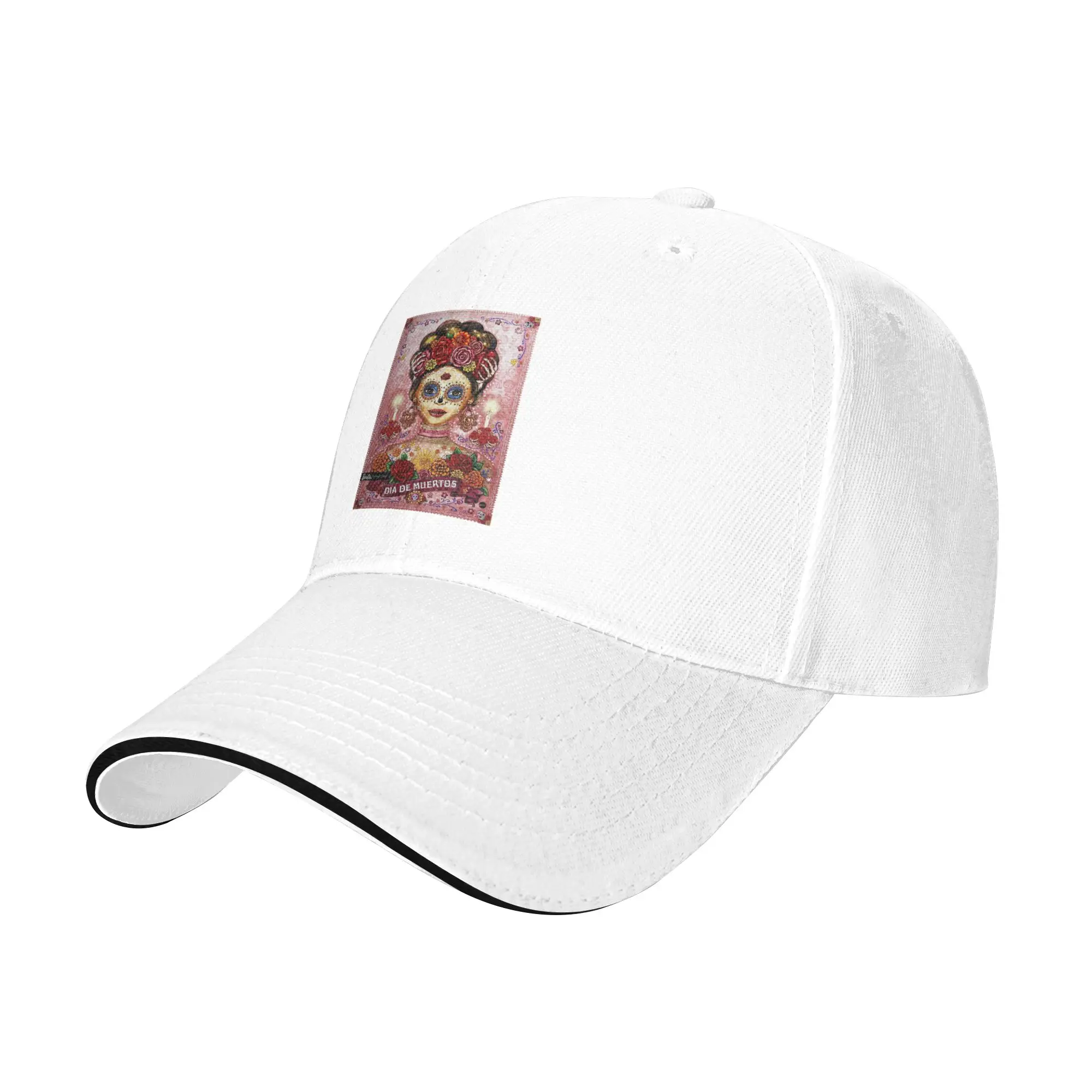 Dia De Los Muertos Day Of The Dead Woman Cap Baseball Caps Adjustable Hat Hip Hop Summer Unisex Baseball Hats Customizable