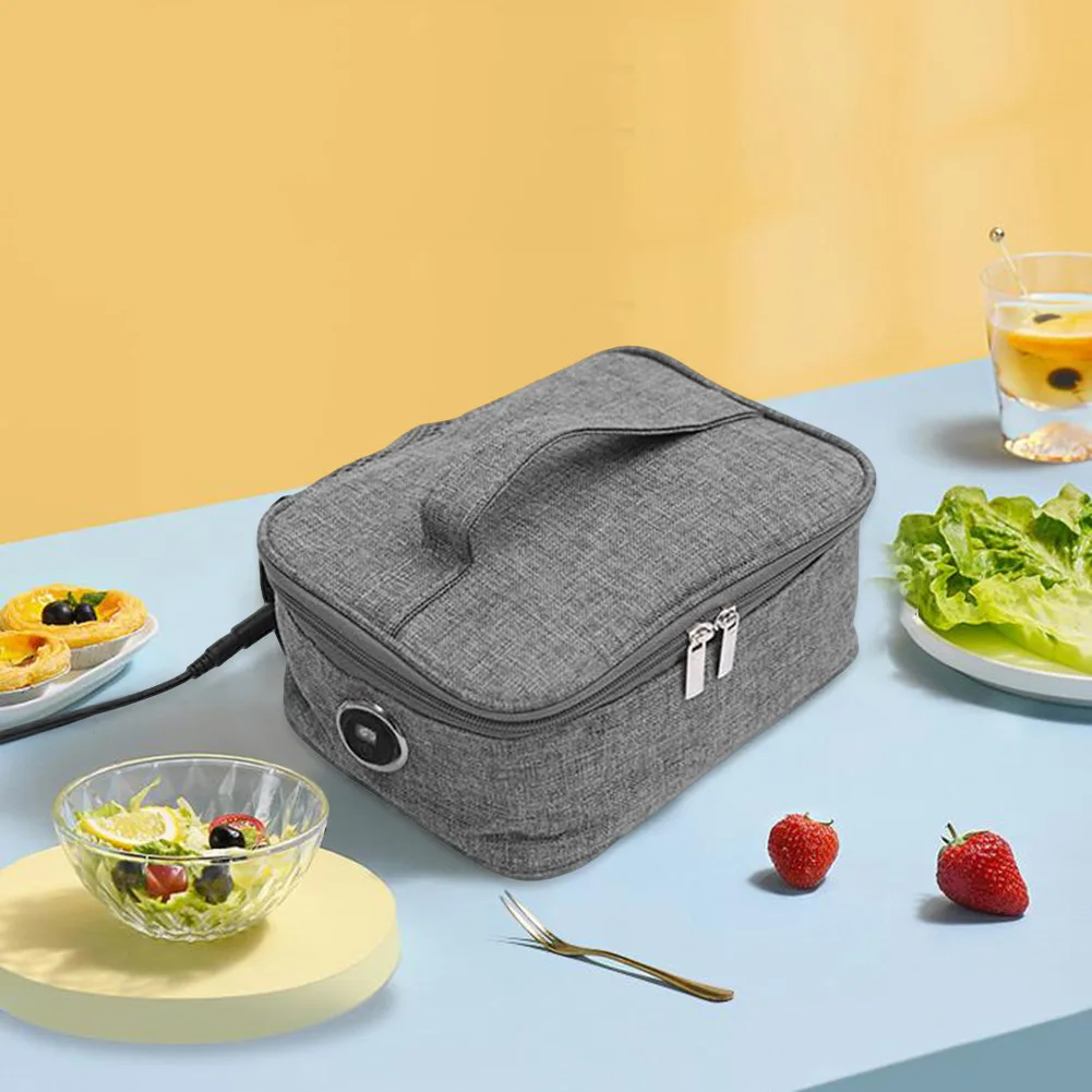 USB Rechargeable Waterproof Electric Lunch Bag Food Heater Warmer Portable Lunch Warmer 3 Heat Levels Electric Thermal Lunch Bag