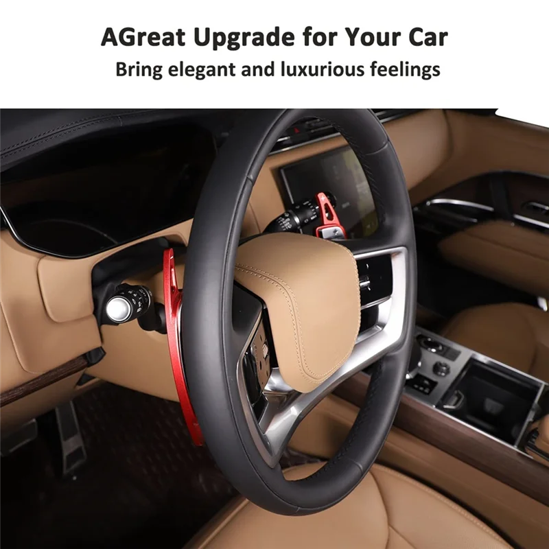 

Steering Wheel Shift Paddle Extended Trim For Land Rover Range Rover Velar/Evoque Defender Discovery 5/For Jaguar XELXFL