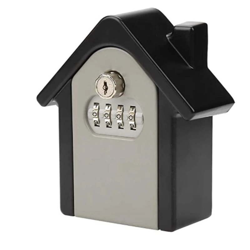 Einzelhandel Aluminium legierung Doppel Passwort Schlüssel box Wand safe