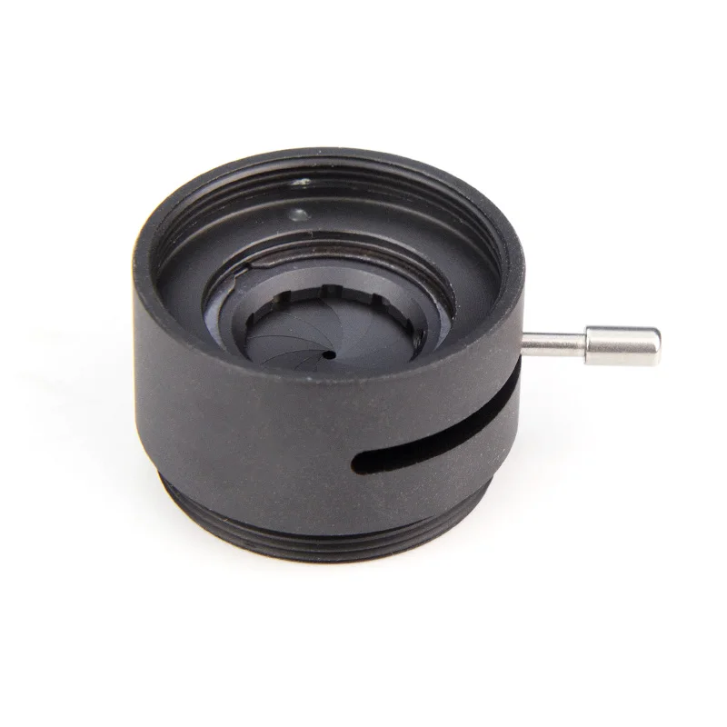 

1mm-12mm C-mount Adapter Microscope Camera Adjustable Iris Diaphragm Aperture Condenser