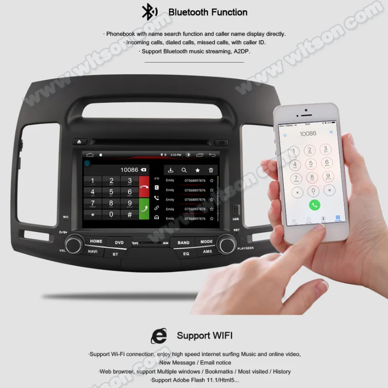 WITSON Android 13 Auto Stereo per Subaru Forester 3 SH Impreza GH GE 2007-2013 Carplay Navi autoradio GPS Multimedia