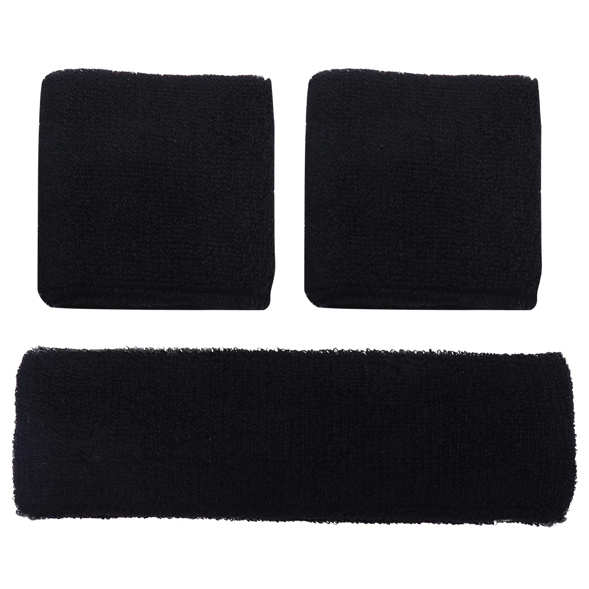 

Sports Three-piece Wrist Guard Set Miss Band Sweatbands Elastic Sweat-absorbing Headband Hairband