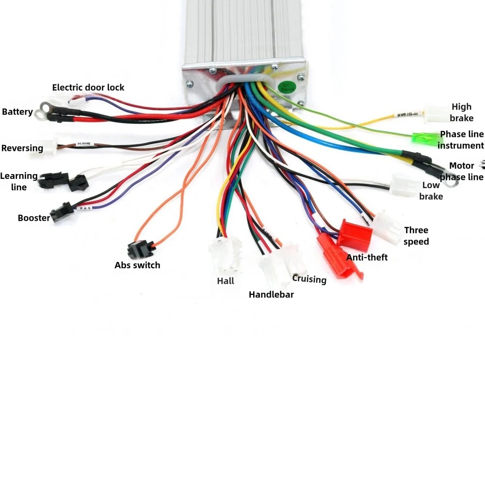 

48V-84V 45A 1500W High Power DC Dual-mode Electric Vehicle Brushless Controller Electric Bike Brushless DC Motor Controller