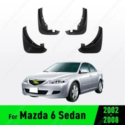 For Mazda 6 Sedan 2002 2003 2004 2005 2006 2007 2008 Fender Mudguard Mud Flaps Guard Splash Flap Mudguards Car Accessories