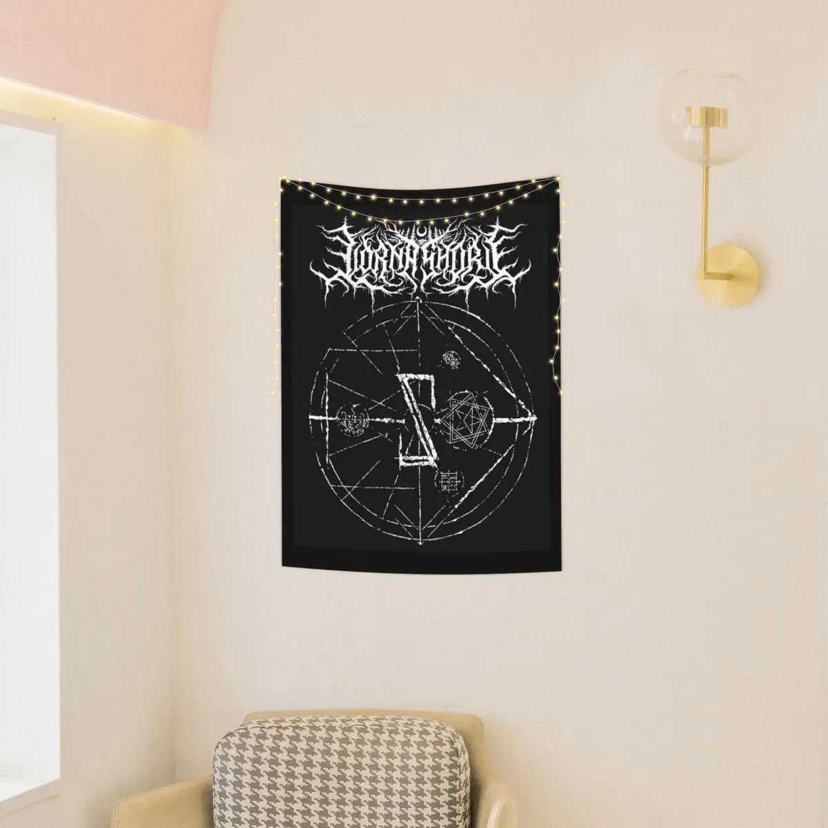 Lorna Shore Tapestry Bohemian Polyester Wall Hanging Wall Decor Background Cloth Art Tapestries