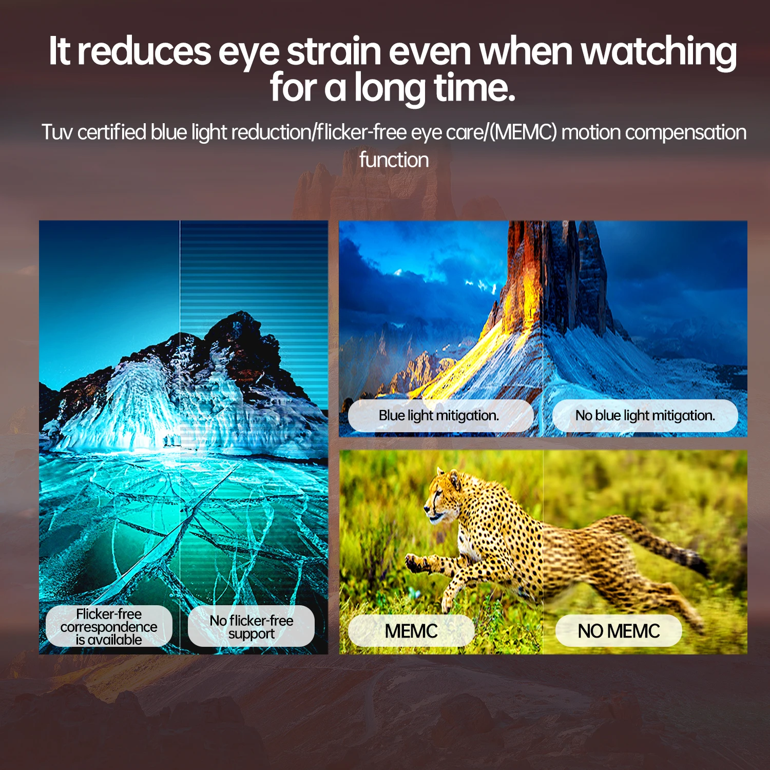 تلفزيون ROWA 75R55 الذكي، 75 بوصة، 4K UHD HDR 10+، ألعاب Google TV، تحسين الألوان الديناميكي، Dolby Vision Atmos، MEMC، التحكم الصوتي، Game Master بتصميم نحيف (موديل 2025)