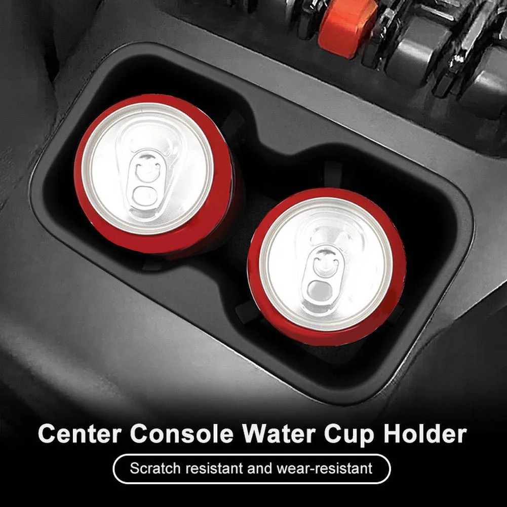 1PCS  For BYD Shark 6 Car Center Console Cup Holder TPE Car Drink Cup Holder Shock Absorber Limiter Beverage Holder Black