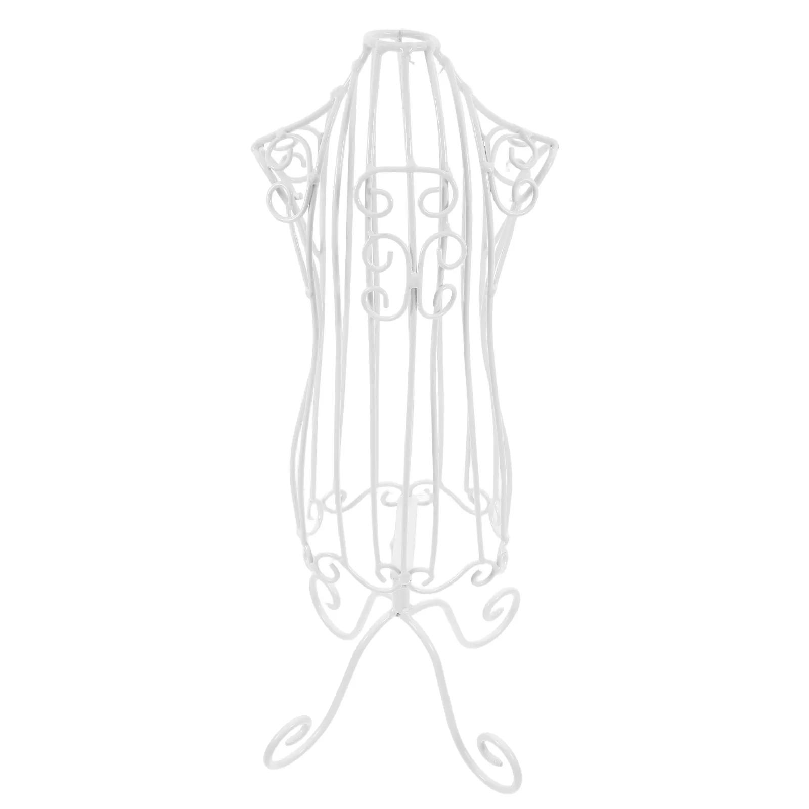 

Pet Clothes Display Rack Hangers Dog Costume Model Stand White Dress Form Baby Clothing