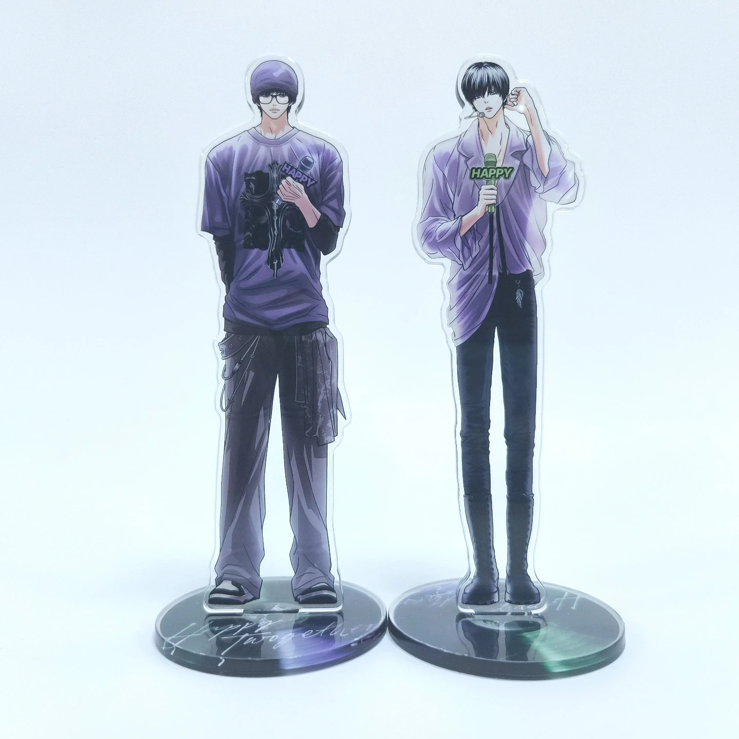 Happy Twogether Manhwa Acrylic Standee Key Chain Anime Collectible