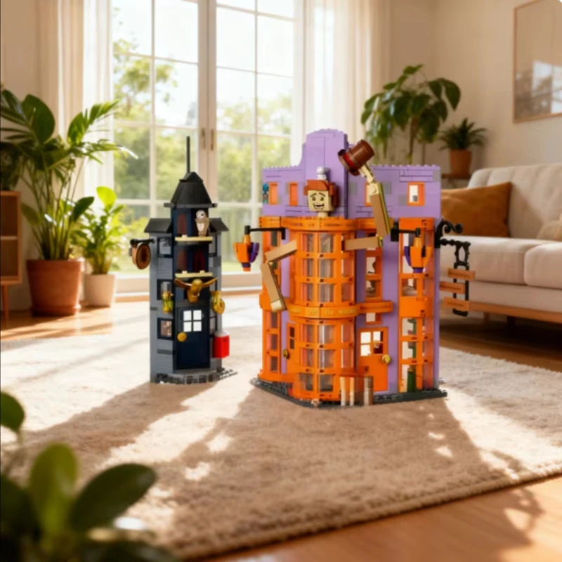 

Новый стиль шокирует волшебный мир. Набор строительных блоков-конструкторов «Сова» для 2-го этажа, модель магазина семейных игрушек, — отличный подарок на день рождения.