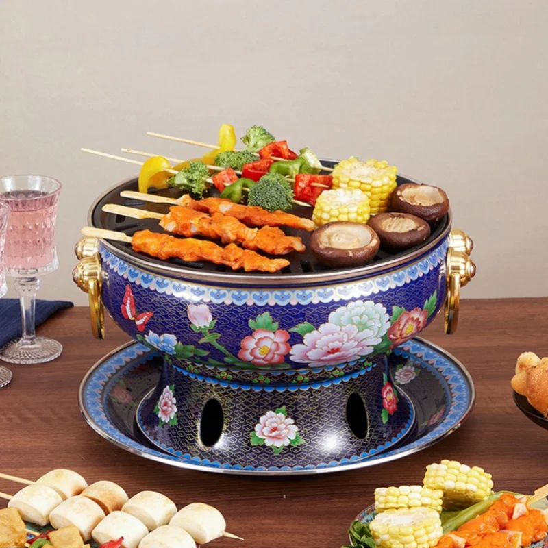 

Portable Modern Korean Single Ceramic Charcoal Grill Household Commercial Outdoor Grill Camping Tea Grill