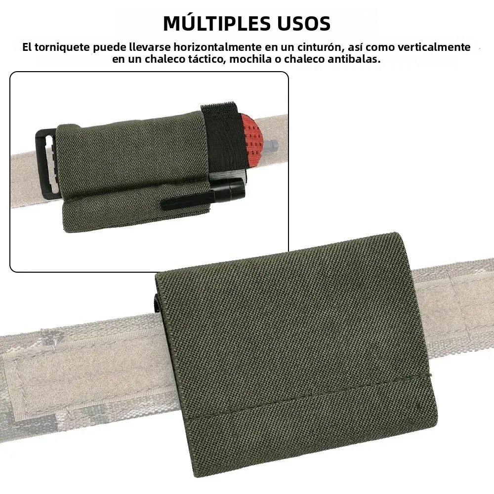 Soporte táctico torniquete funda elástica MOLLE para cinturón - imagen 5