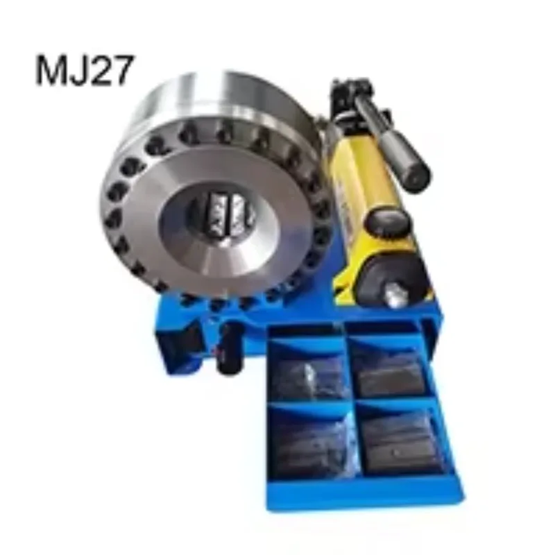 Affordable manual portable hose crimping machine for 1/4-1 inch 2SN flexible hose with crimping fittings