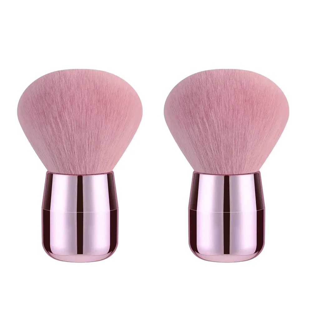 1/2Pc Round Nail Dust Brush Large-sized Remove Nail Dust Brushes Acrylic UV Gel Polish Powder Cleaning Tool Manicure Accessories