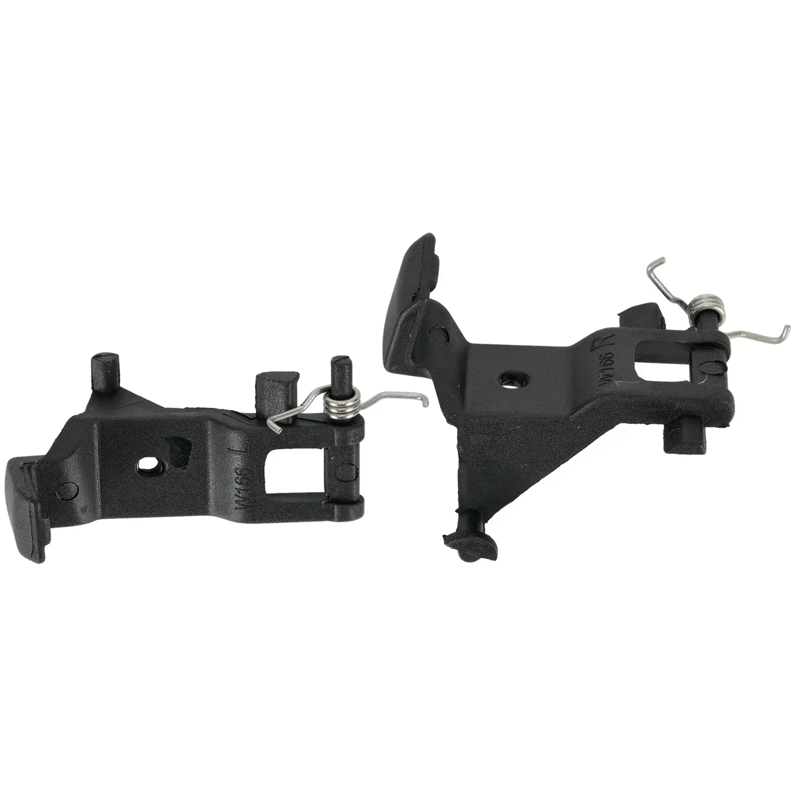 

Auto Parts Armrest Latch Clip A1666804103 Black Car Accessories Eco-friendly Kit Left+Right Pair Plastic Durable