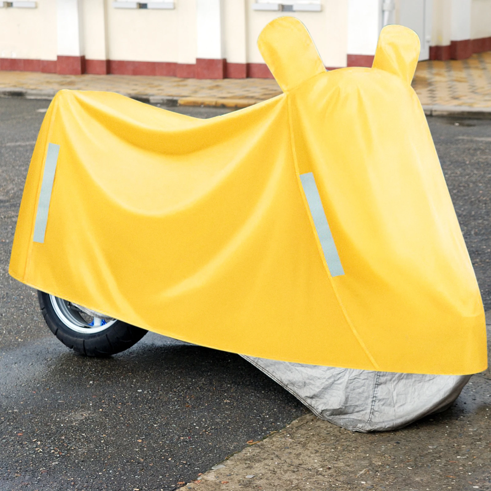 

Motorbike Cover Universal Rainproof Electric Bike Protector Motorcycle Sleeve Outdoor Storage Bright Color Coats Water Resistant