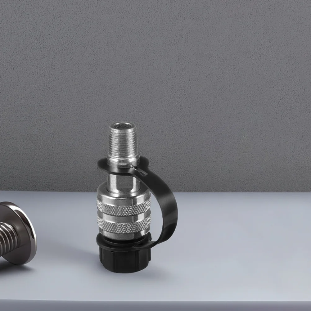 

2pcs 3/8Inch Hydraulic Quick Coupler Heavy Duty Fast Change No Tools Required For Jack Pump Connect Disconnect Dust Cap Included