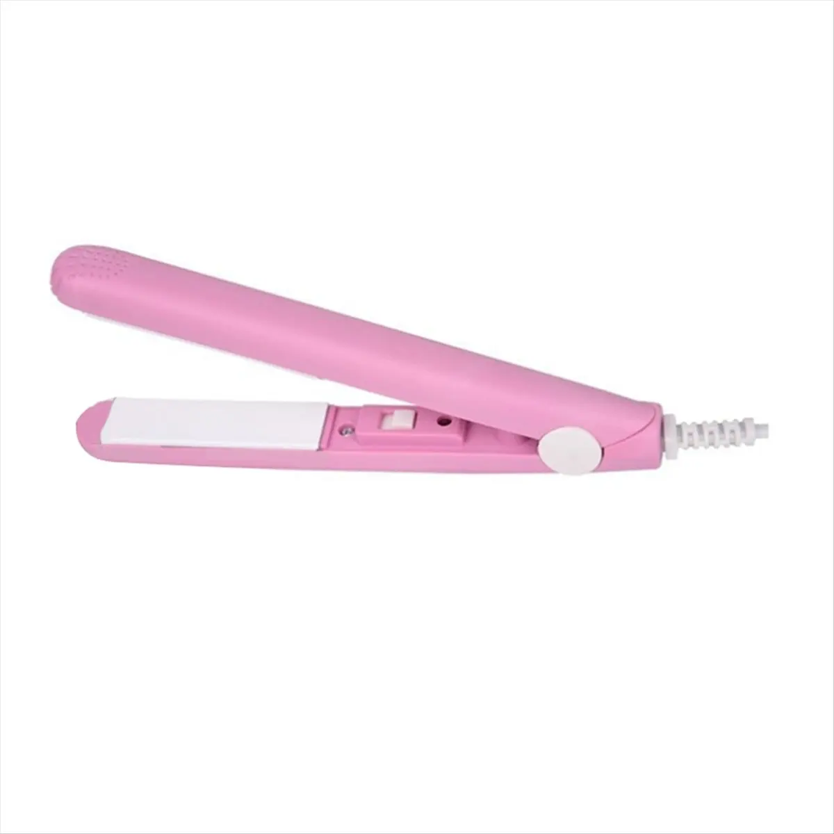 A97G 2-in-1 Hair Straightener & Curler Mini Hair Curler Design for Short Hair Mini Dual Purpose Curling Iron US Plug
