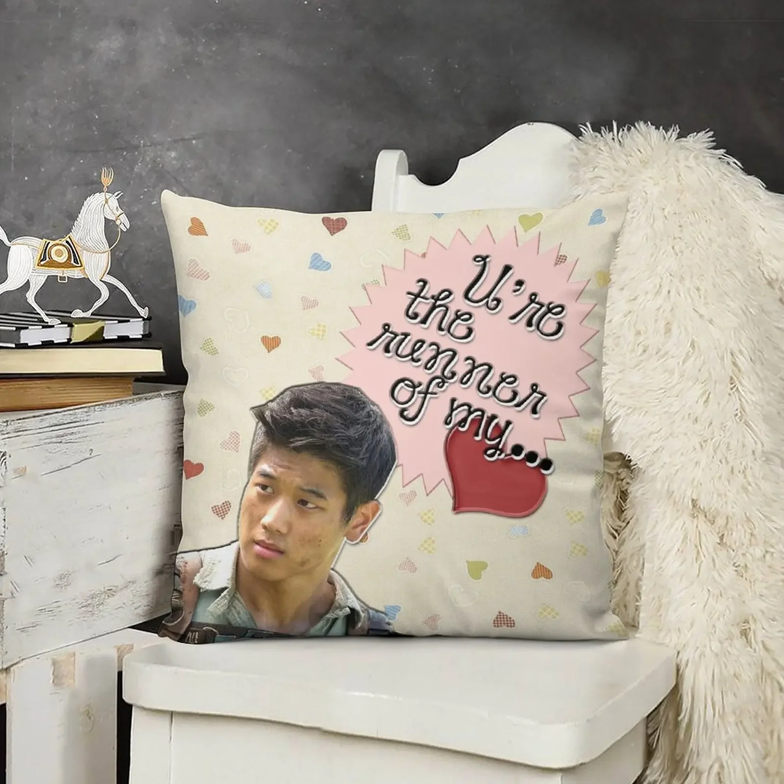 

The Maze Runner Greeting Cards [Minho] Throw Pillow Christmas Covers For Cushions Luxury Sofa Cushions Sofa Pillow Cover pillow