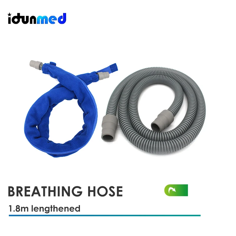 CPAP Tubing 1.8M Shrink Flexible Air Tube Hose Pipe Cover Warm Hose For Sleep Apnea Respirator