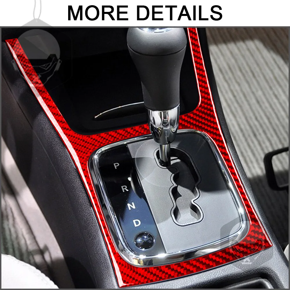 For Mercedes Benz B-Class W245 2005-2011 Carbon Fiber Cover Shifting Panel Car Interior Gear Trim Sticker Decoration Accessories