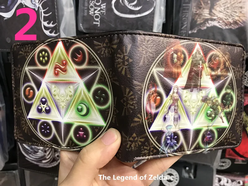Periferiche di gioco e animazione le leggende di Zeldas uomini e donne portafoglio corto bi-fold regalo di compleanno