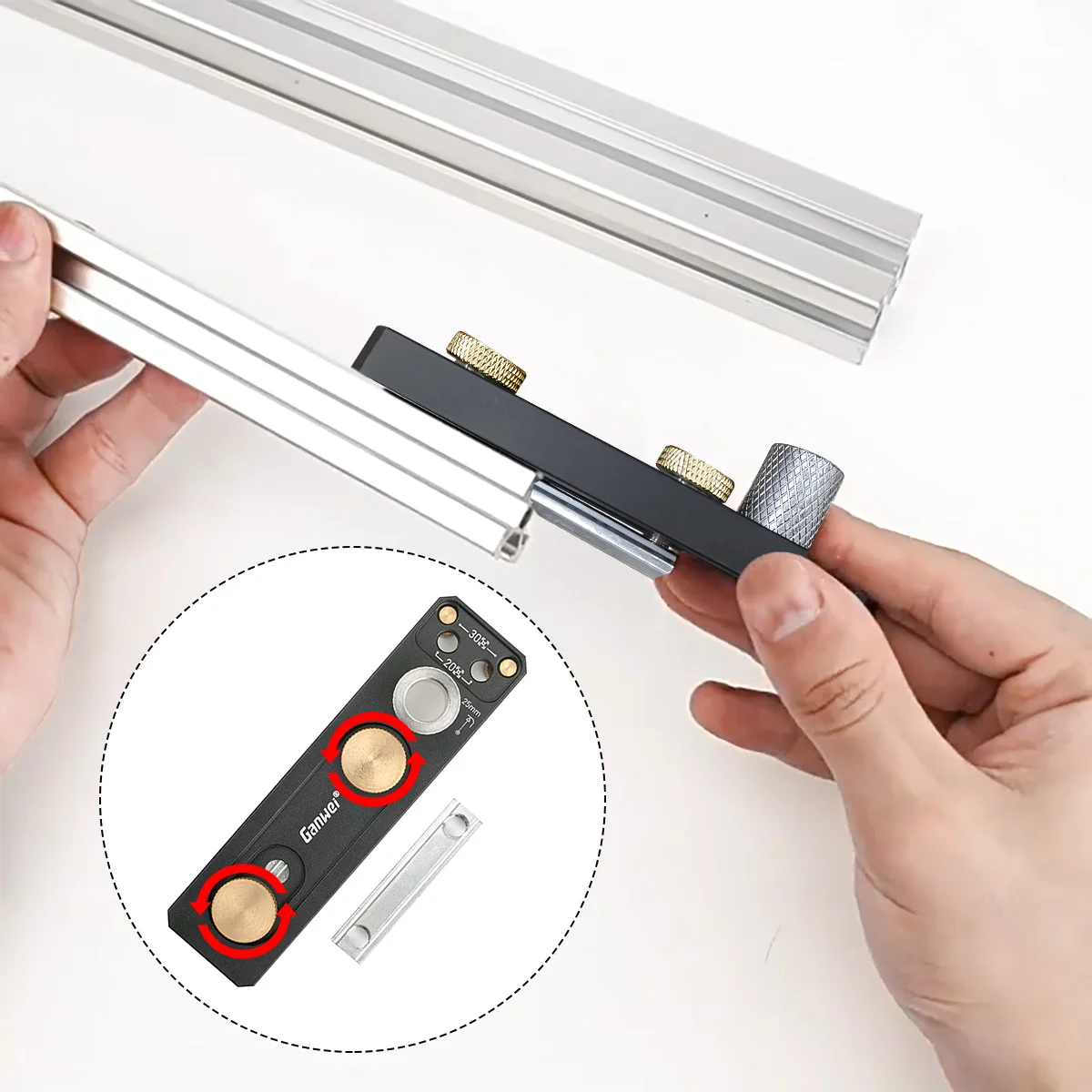 

Алюминиевый профильный направляющий шток для дрели с ползунками и ступенчатым сверлом M6, вертикальный пробойник для профиля 20 мм # 30 # 40 # Алюминиевые профили