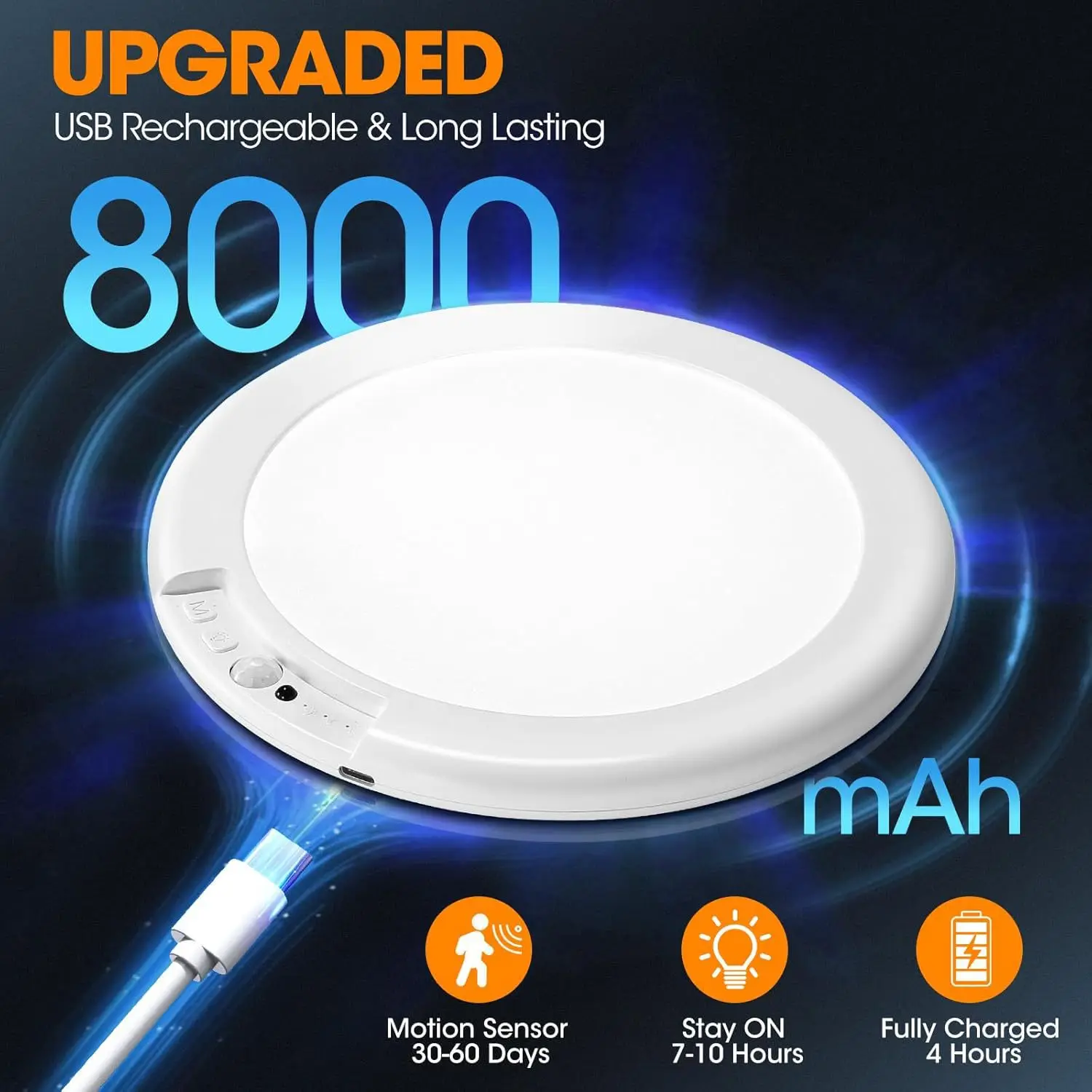 LED Ceiling Light Infrared Human Body Induction Light Aisle Cloakroom Balcony Charging Model with Remote Control