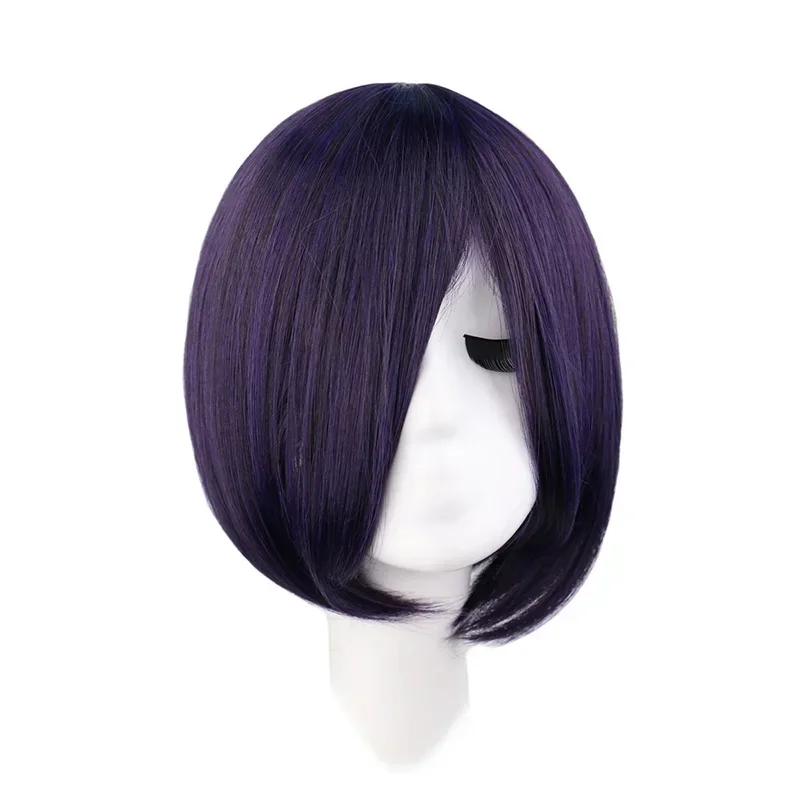 Anime Tokyo Ghoul Touka Kirishima przebranie na karnawał szkoła dziewczyna fioletowa peruka kobiety Halloween