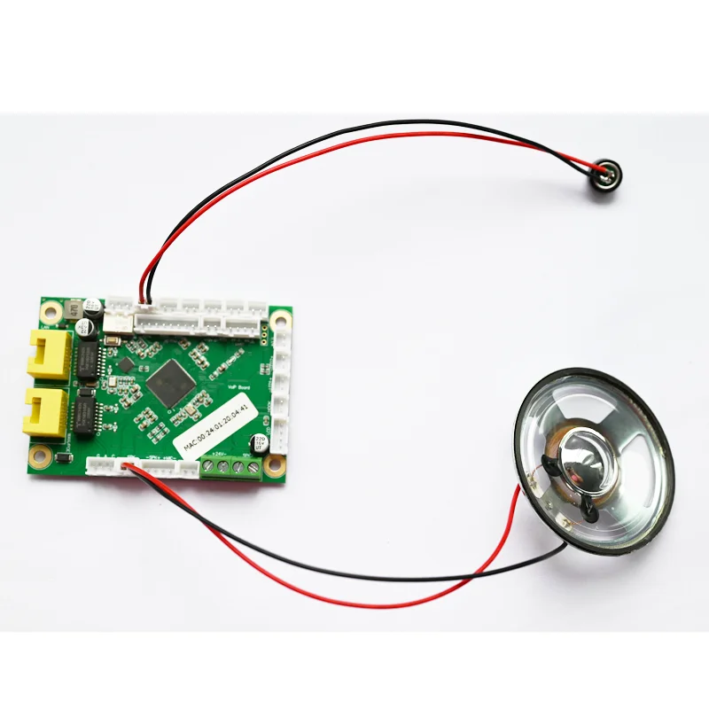 HZ-TB05 Hd Suara Sip Papan Modul Oem Voip Sip Ip Audio Telepon Pcb Kit Modul Paging Interkom Poe Kartu