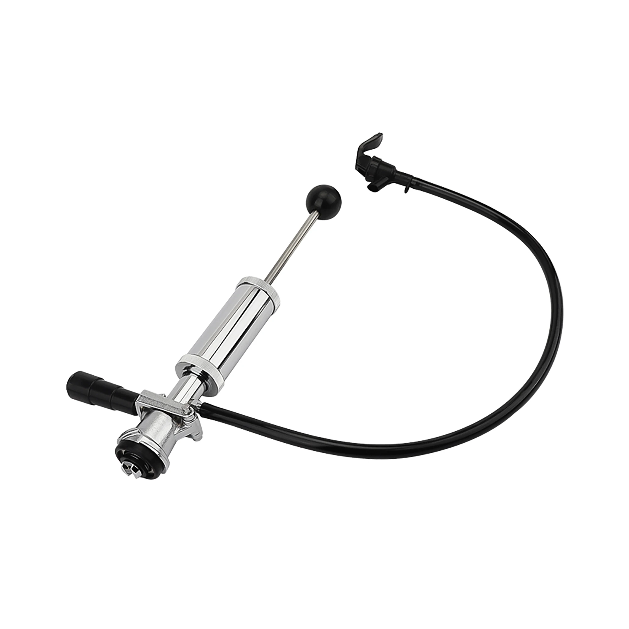 4 Inch Keg Party Pump with Picnic Faucet, with S System Keg Coupler, Simple Homemade Beer Keg Dispenser with Lever Handle