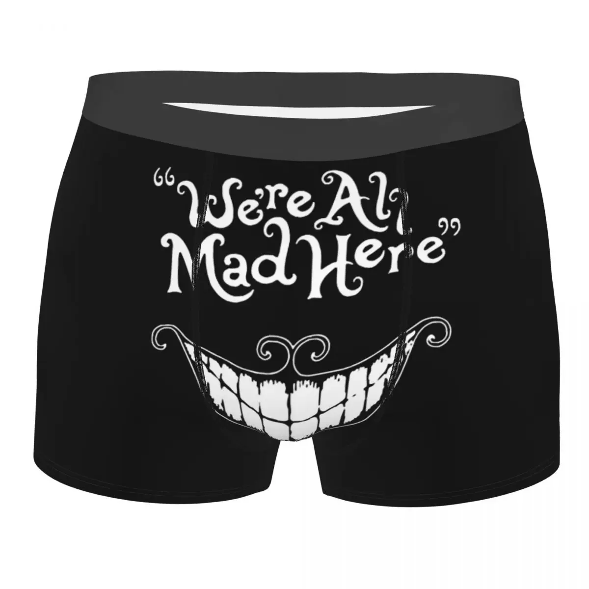 

Alice In Wonderland Cheshire Cat Underwear Men Sexy Print Customized Boxer Shorts Panties