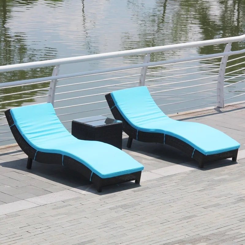 Outdoor Lounging Waterproof Sunscreen Balcony Villa Hotel Courtyard Garden Outdoor Swimming Pool Beach Outdoor Lounger