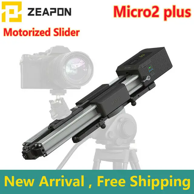 Zeapon Micro 2 Plus Kameraschieber, Reiseabstand 56 cm/22 Zoll, 4,5 kg, Allrichtungsfähigkeit 30 Sekunden, magnetisches Schnellverschluss-Sicheres Schloss