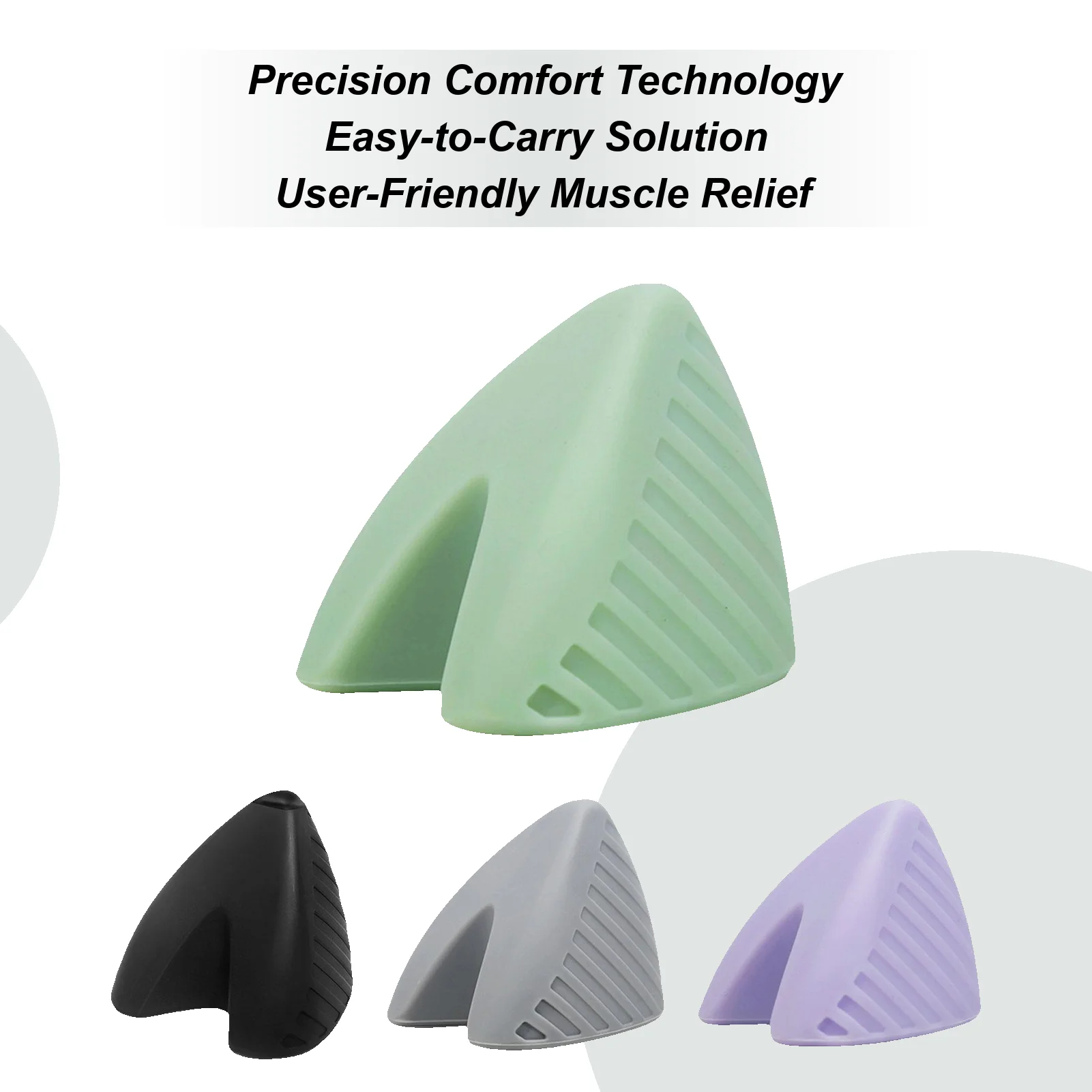 Trigger Point Massage Ball Horseshoe-Shaped Neck Relaxation Tool Deep Tissue Massage Ball for Athletes Runners Weightlifters