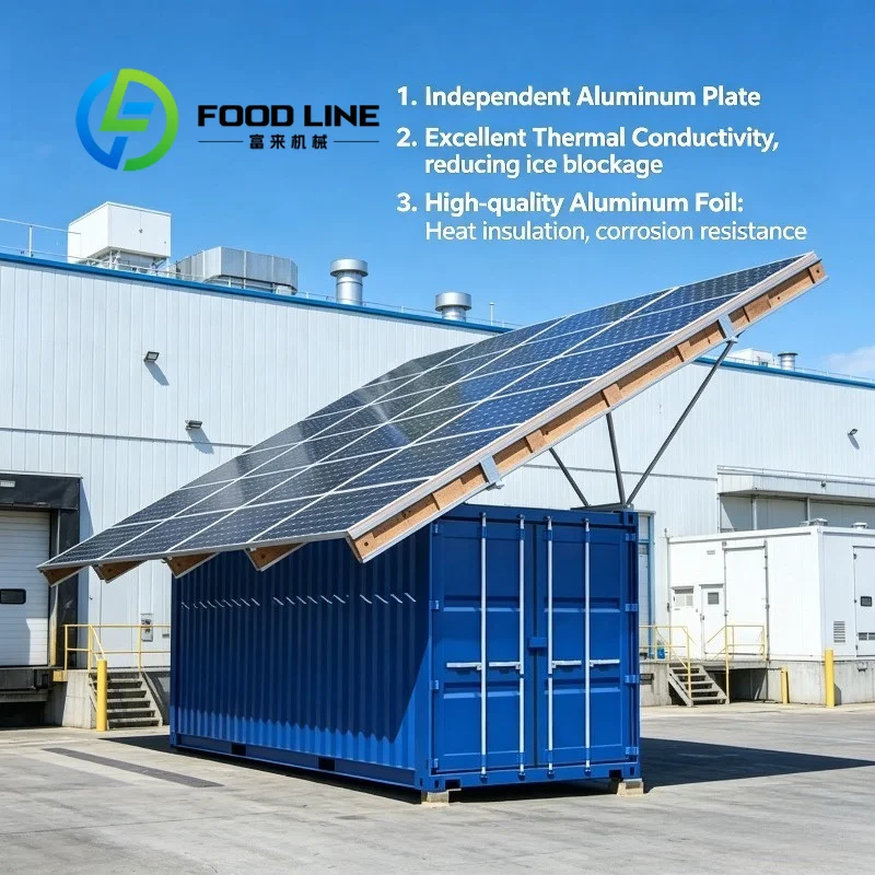 Off Grid Solar Powered Cold Storage and Freezer Container 40ft Cold Room for Remote Area Logistics Use with Cooling System