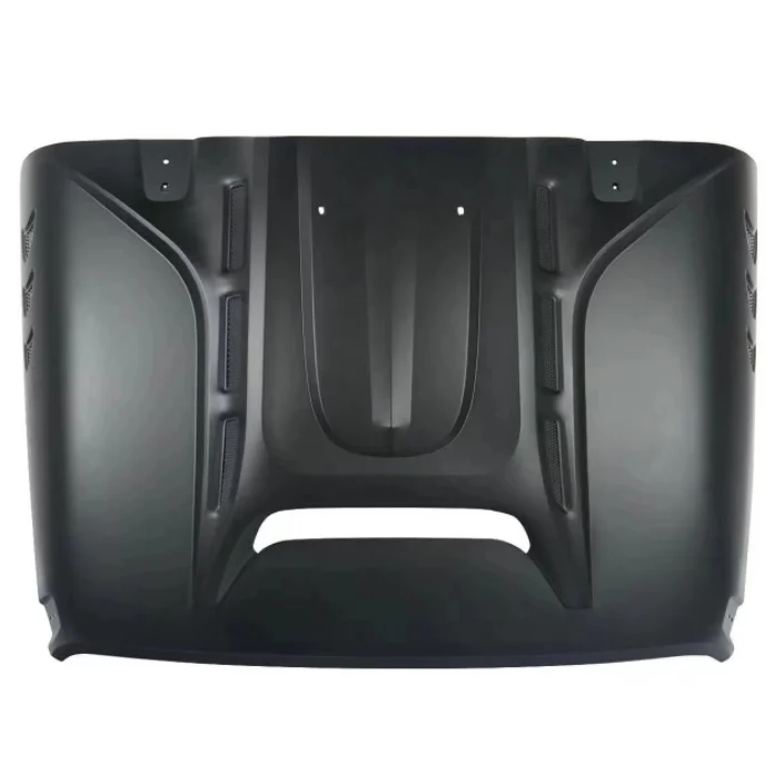 New Steel Jeep Wrangler JL 2018-2024 Engine Hood-High Polished Craft Style Screw-On Upgrade
